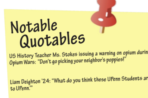 Back Page Feature: Notable Quotables