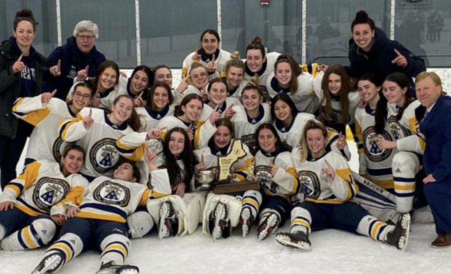 Girls Varsity Hockey defeats Deerfield in unprecedented Patsy Odden championship win