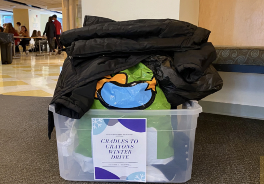 Donated clothing aims to drive away the cold