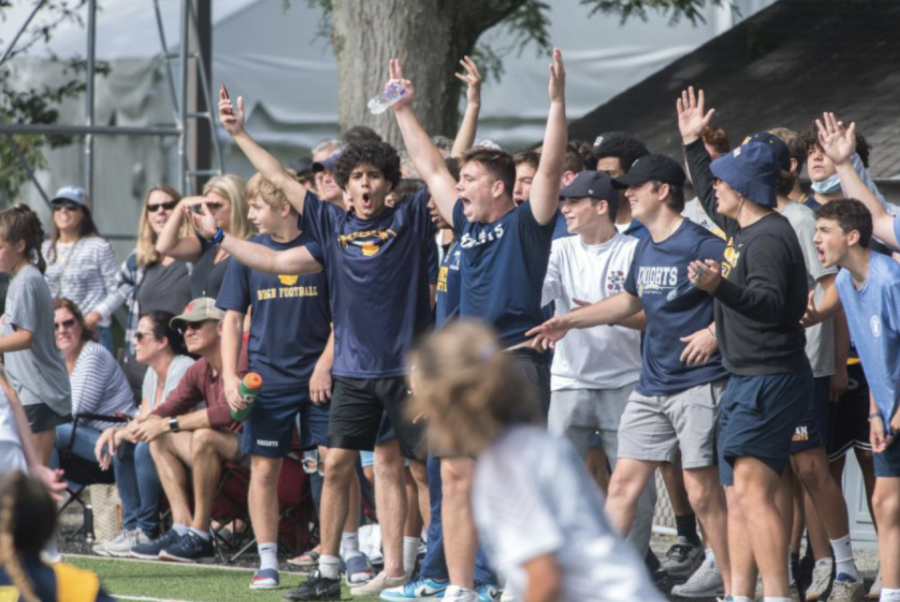 Knight Section fills sidelines with spectators
