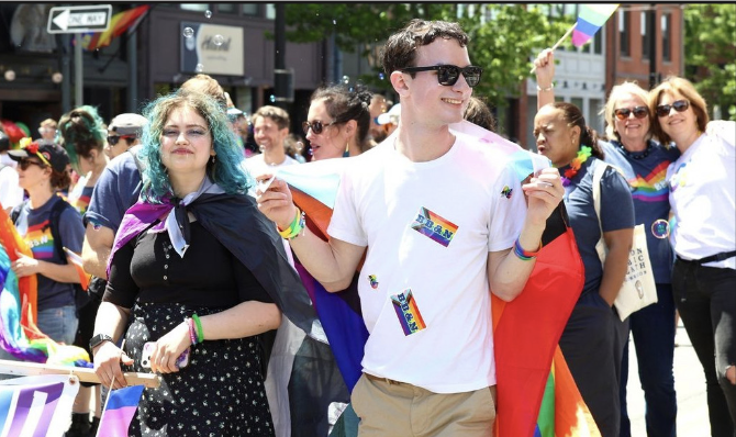 ‘I hope we thrive:’ GSA marches in Boston Pride