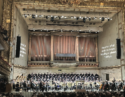 BSO performs Mahler’s Eighth Symphony in front of US students.