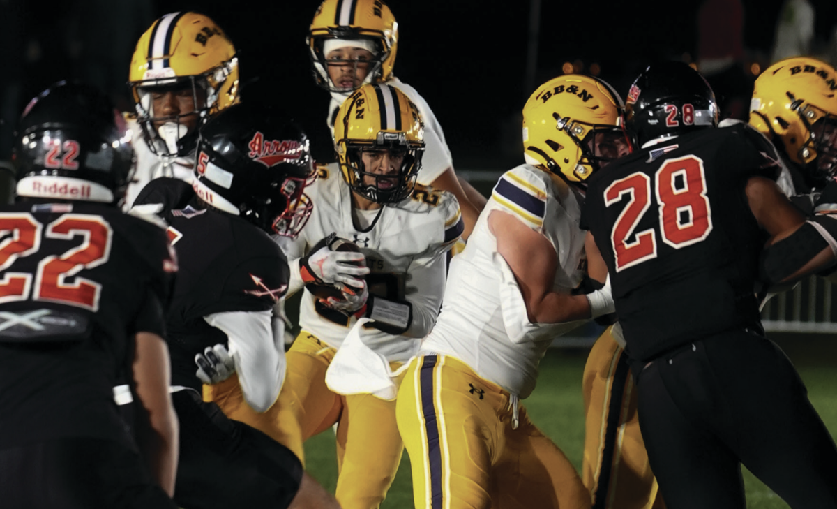 Four eighth graders are playing on VFB this season. (Staff Photo by Katy Varadi)