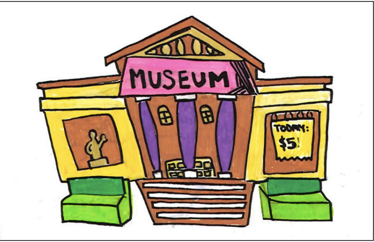 A knight at the museum